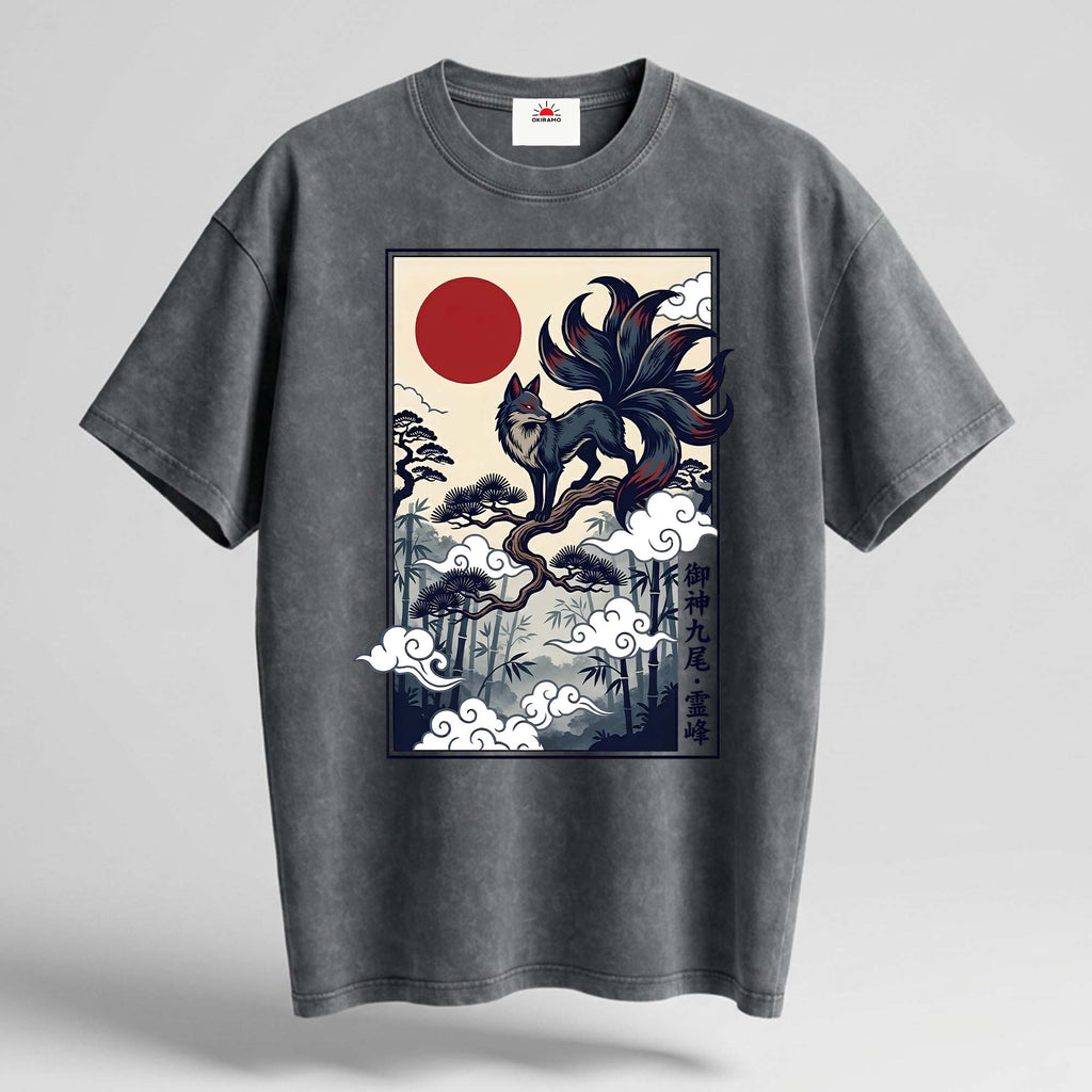 Nine-Tails Oversized Cotton T-Shirt