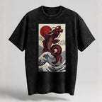 Rising Dragon Oversized Cotton T-Shirt