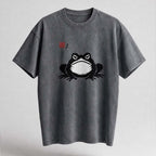 Grumpy Frog Oversized Cotton T-Shirt