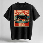 RAMEN TIME Oversized Cotton T-Shirt