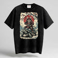 Samurai Owl Oversized Cotton T-Shirt