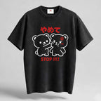 STOP IT Oversized Cotton T-Shirt