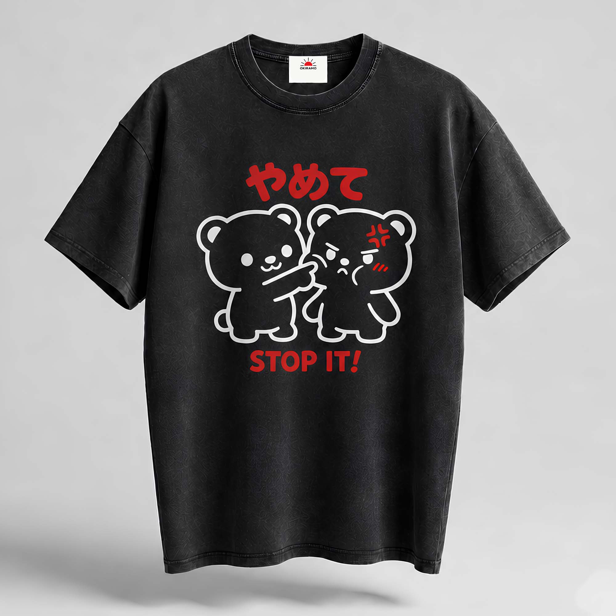 STOP IT Oversized Cotton T-Shirt