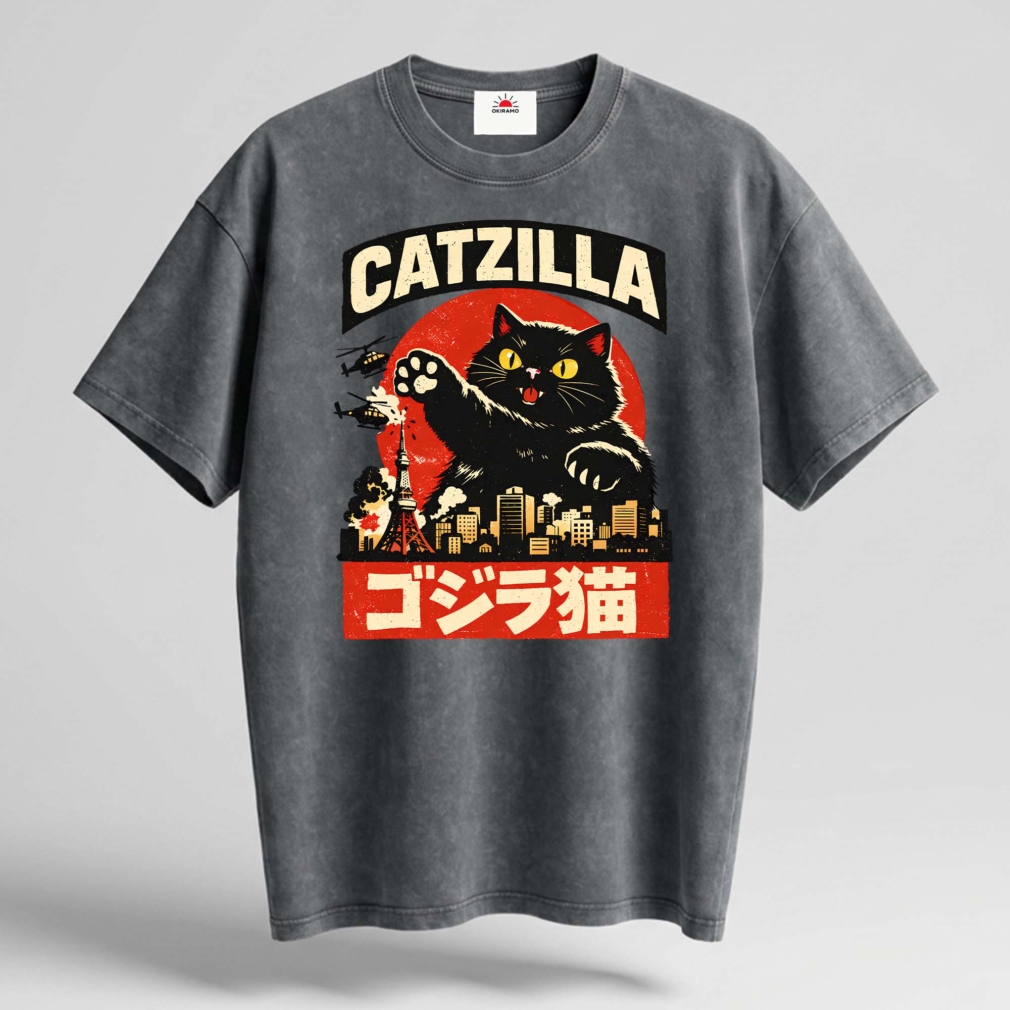 Catzilla Oversized Cotton T-Shirt