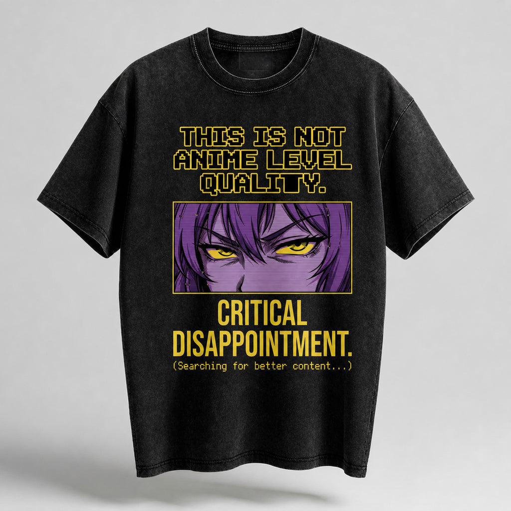 CRITICAL DISAPPOINTMENT. Oversized Cotton T-Shirt