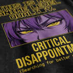 CRITICAL DISAPPOINTMENT. Oversized Cotton T-Shirt