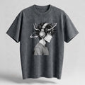 Anime Headphones Oversized Cotton T-Shirt