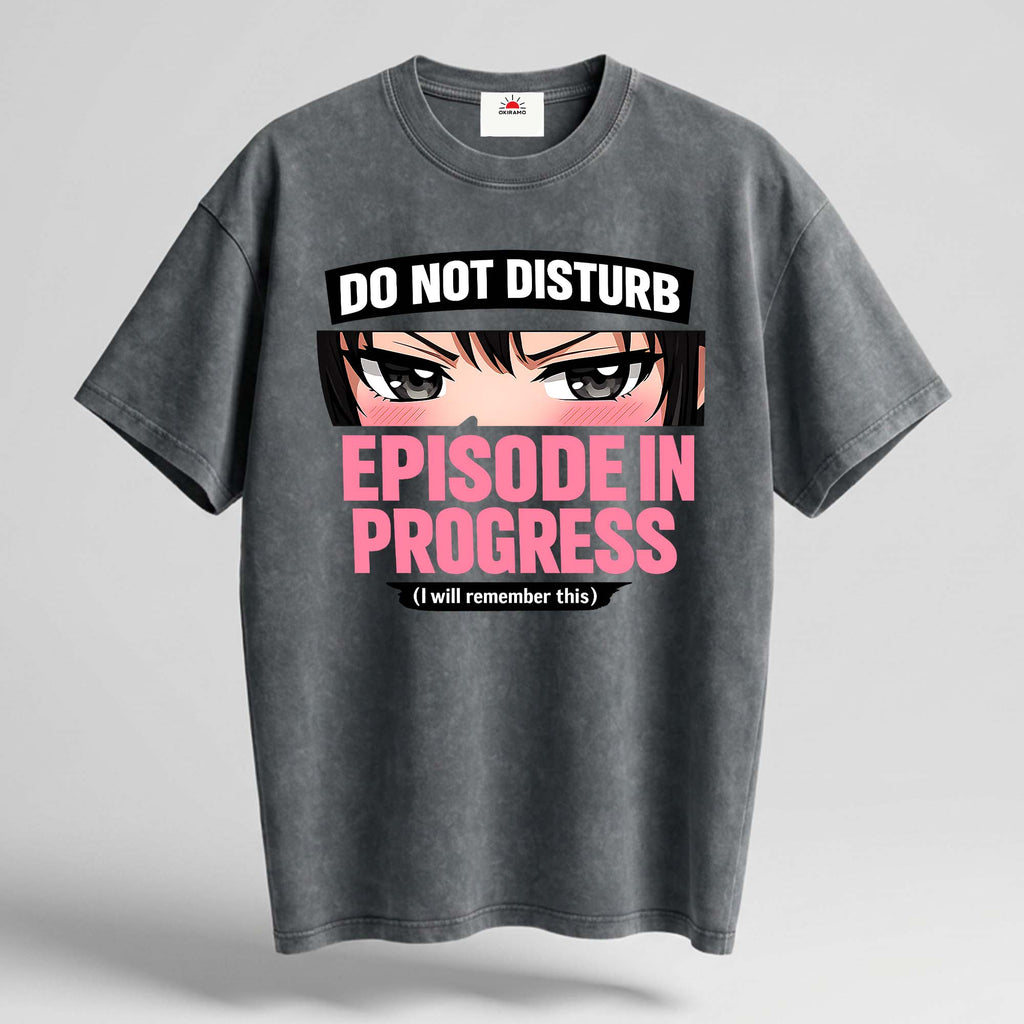 Episode In Progress Oversized Cotton T-Shirt