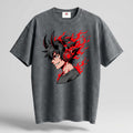 Fire Beats Oversized Cotton T-Shirt