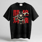 Wolf Beast Warrior Oversized Cotton T-Shirt