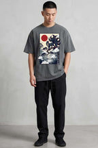 Nine-Tails Oversized Cotton T-Shirt