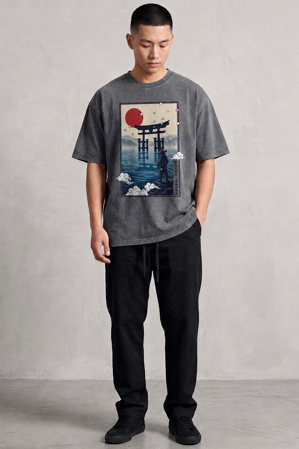 Solitary Ronin Oversized Cotton T-Shirt