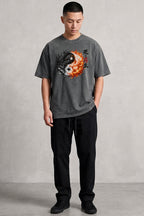 Death and Rebirth Oversized Cotton T-Shirt