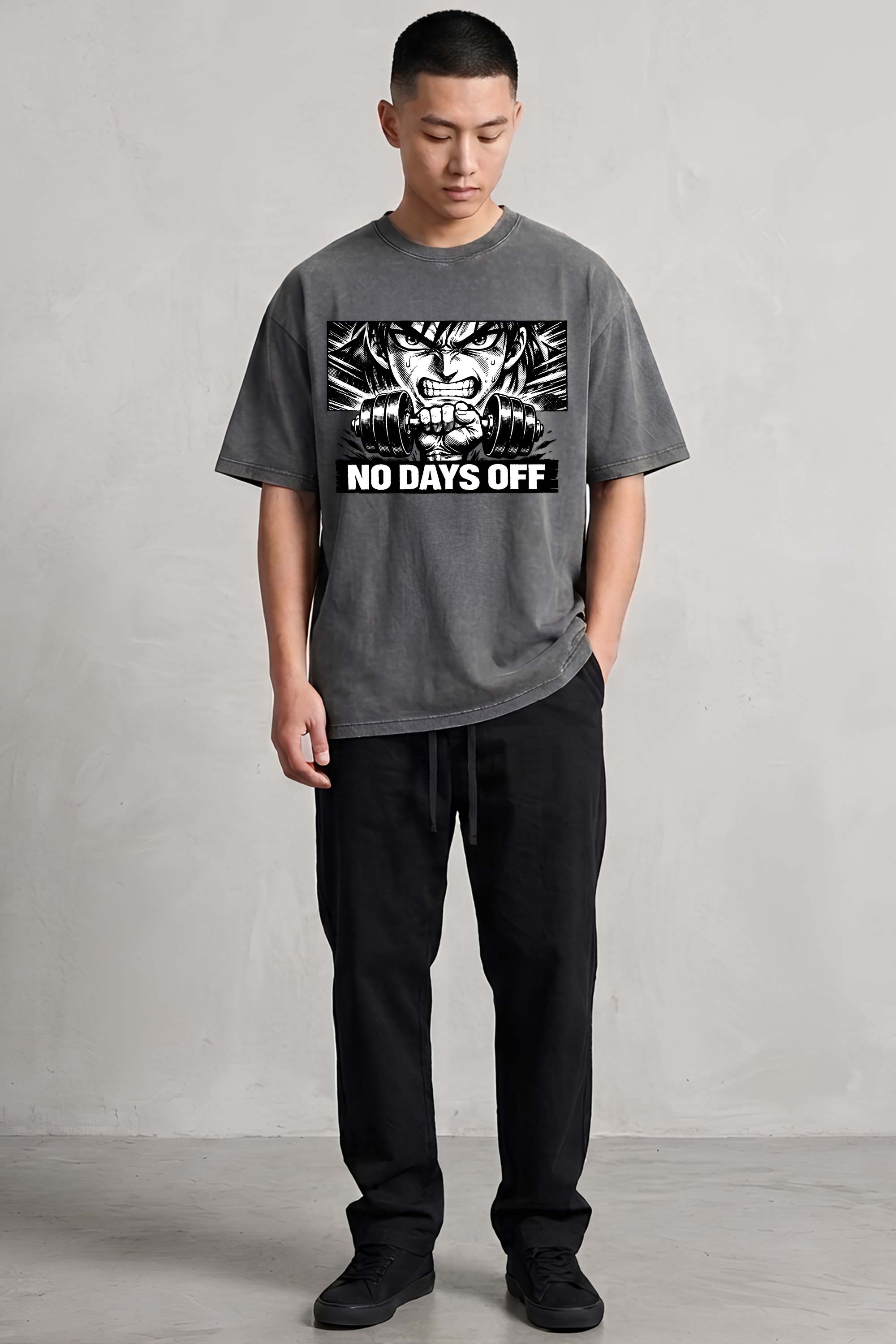 NO DAYS OFF Oversized Cotton T-Shirt