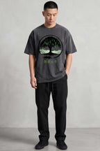 Shore of Silence Oversized Cotton T-Shirt