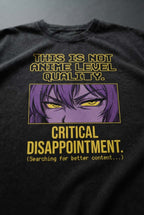 CRITICAL DISAPPOINTMENT. Oversized Cotton T-Shirt