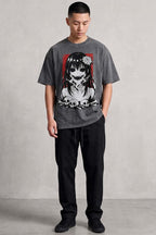 Ghost Girl Oversized Cotton T-Shirt