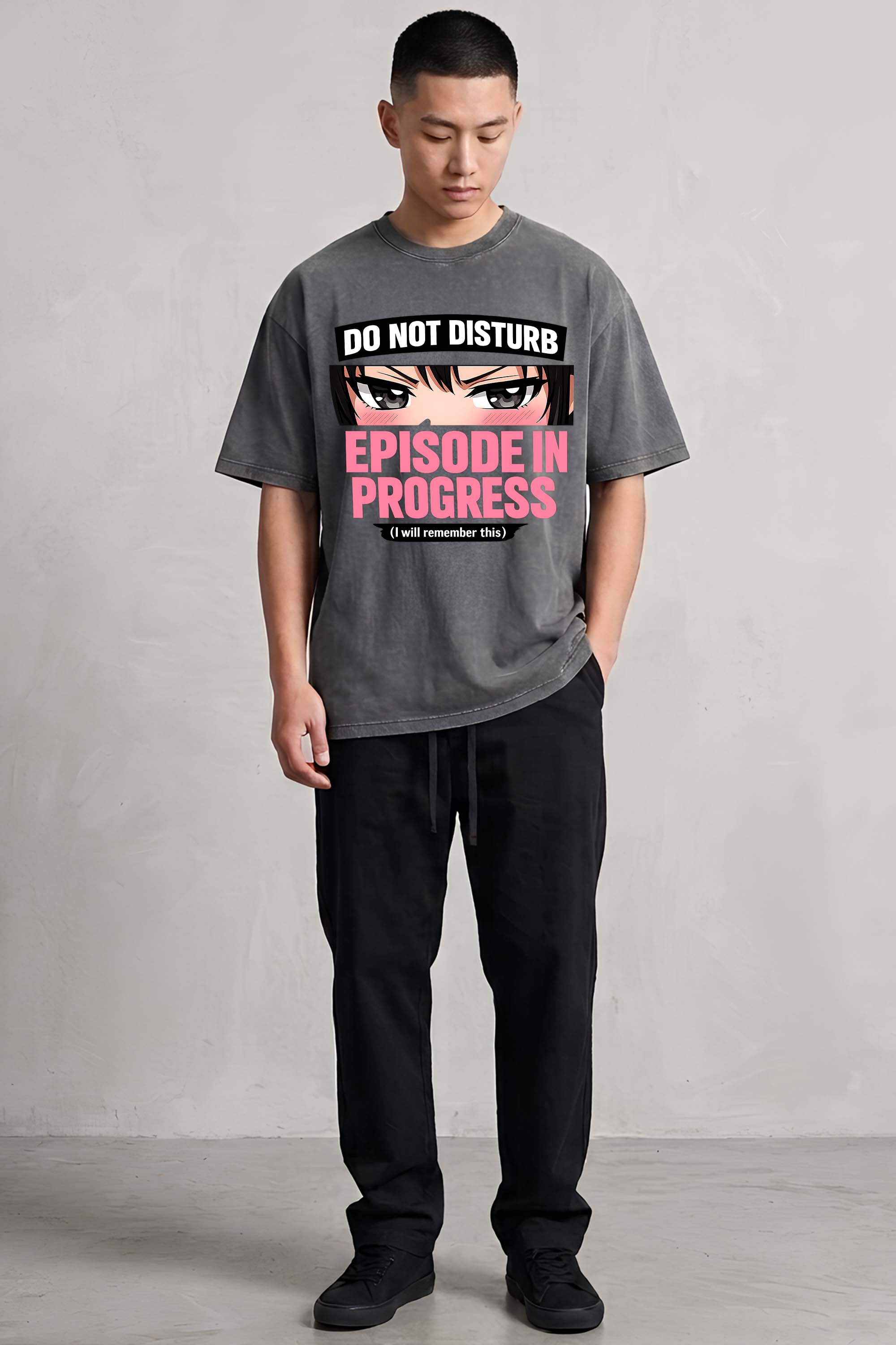Episode In Progress Oversized Cotton T-Shirt