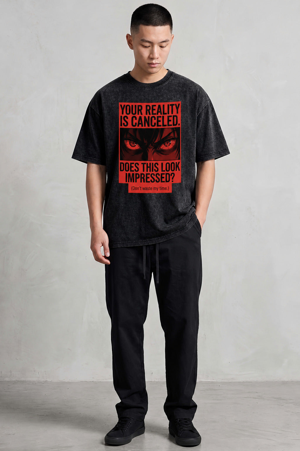 YOUR REALITY IS CANCELED Oversized Cotton T-Shirt