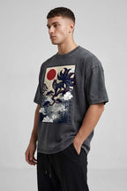 Nine-Tails Oversized Cotton T-Shirt