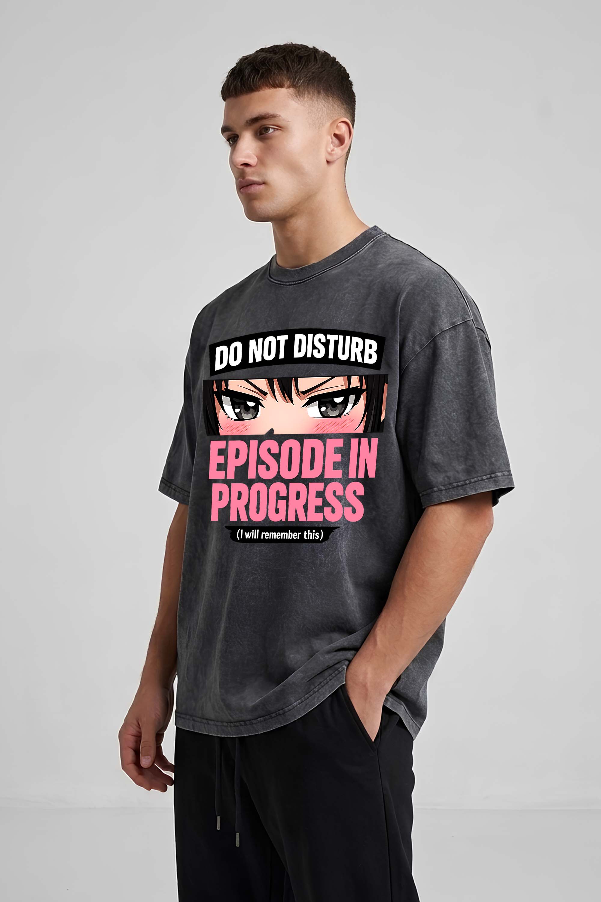 Episode In Progress Oversized Cotton T-Shirt