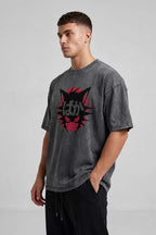Baka Cat Oversized Cotton T-Shirt