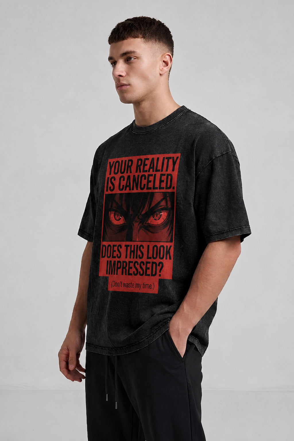 YOUR REALITY IS CANCELED Oversized Cotton T-Shirt
