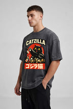 Catzilla Oversized Cotton T-Shirt