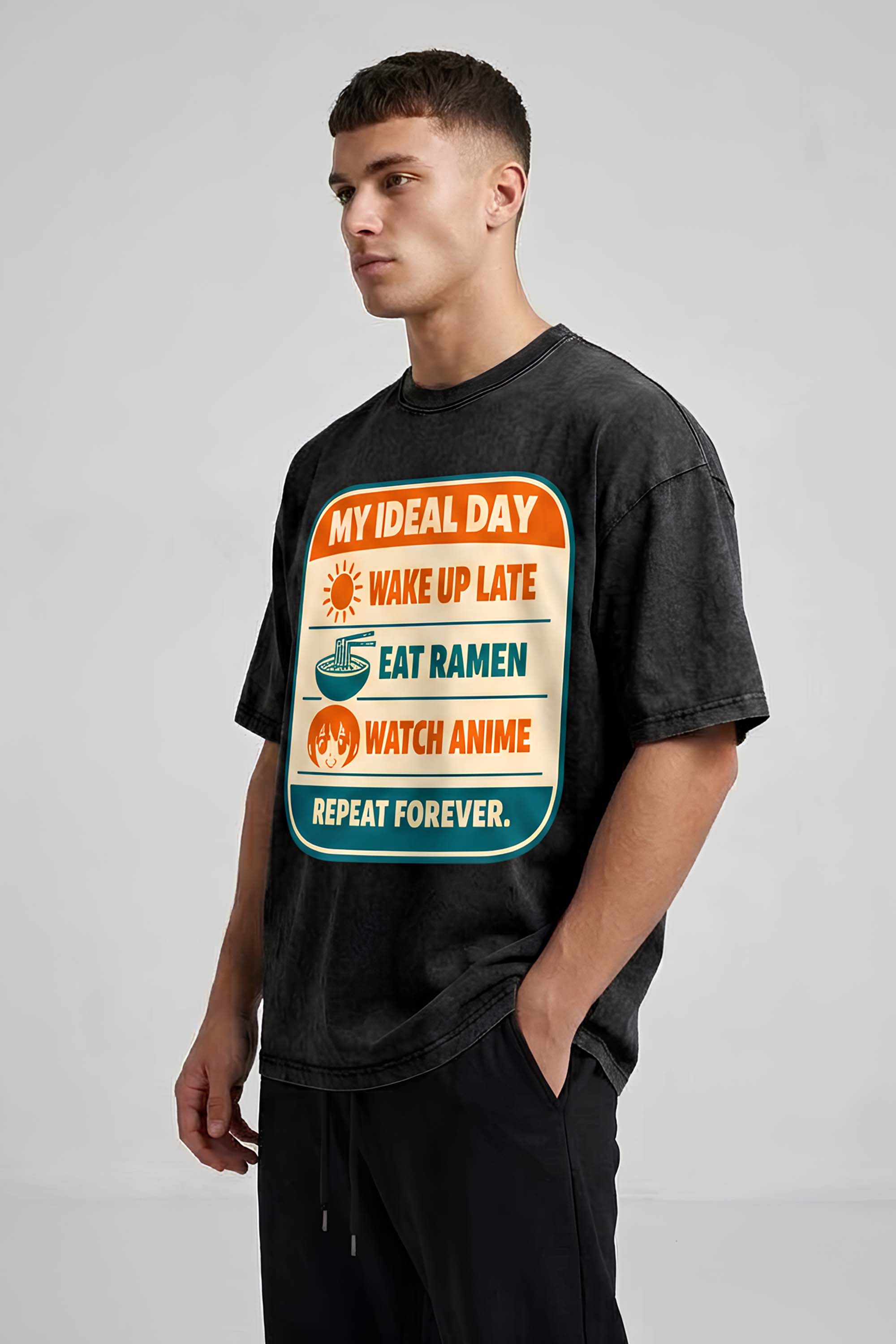 My Ideal Day Oversized Cotton T-Shirt