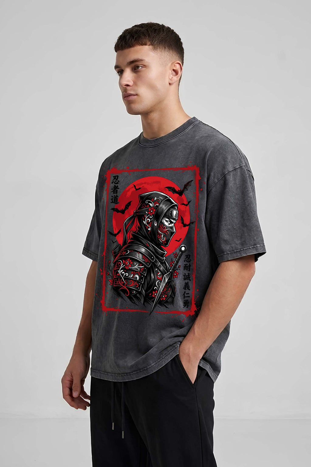 Way of the Ninja Oversized Cotton T-Shirt