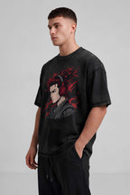 Samurai Beats Oversized Cotton T-Shirt