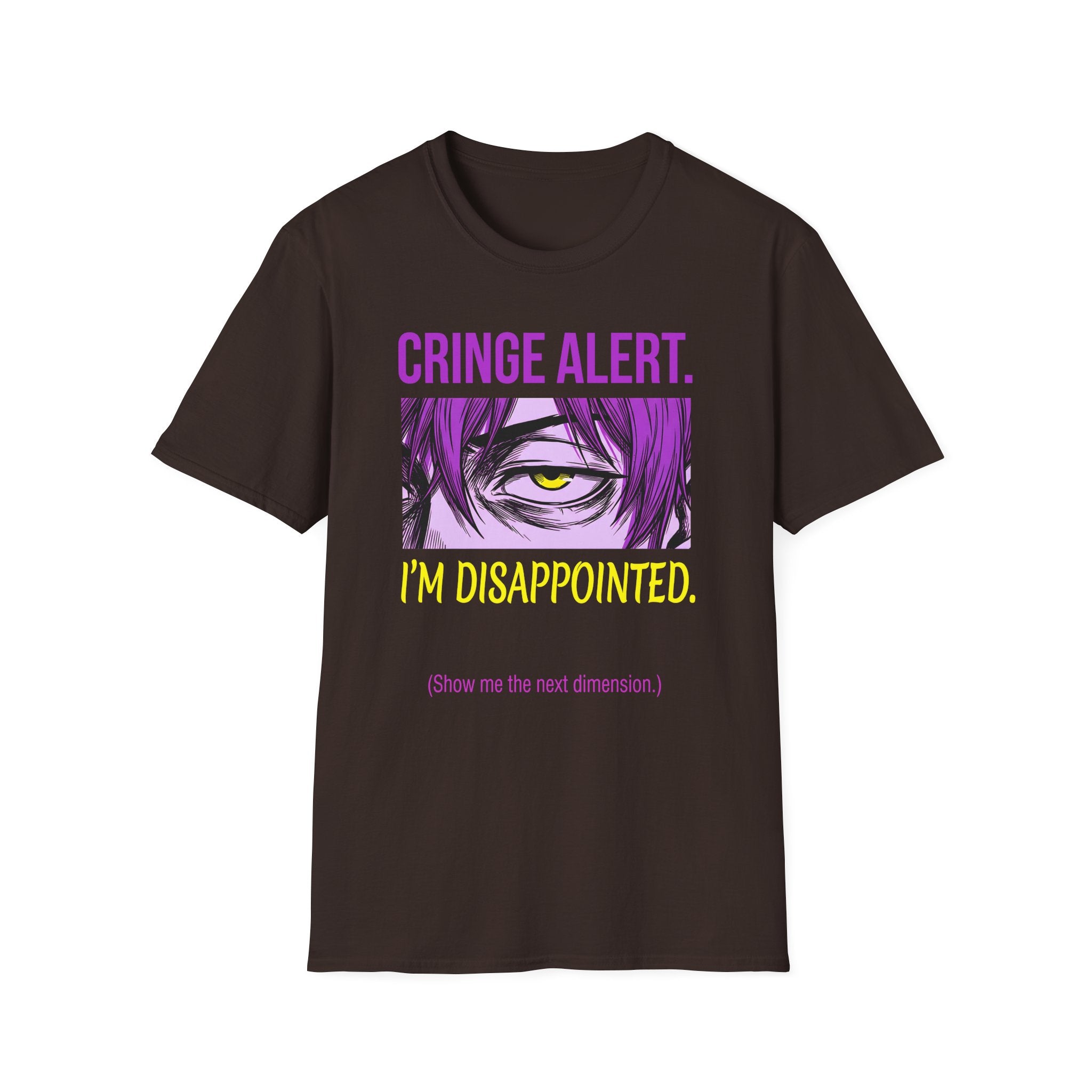 Cringe Alert "I’m Disappointed" Graphic T-Shirt — Anime Eye Streetwear