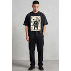 Panda Samurai Oversized Cotton T-Shirt