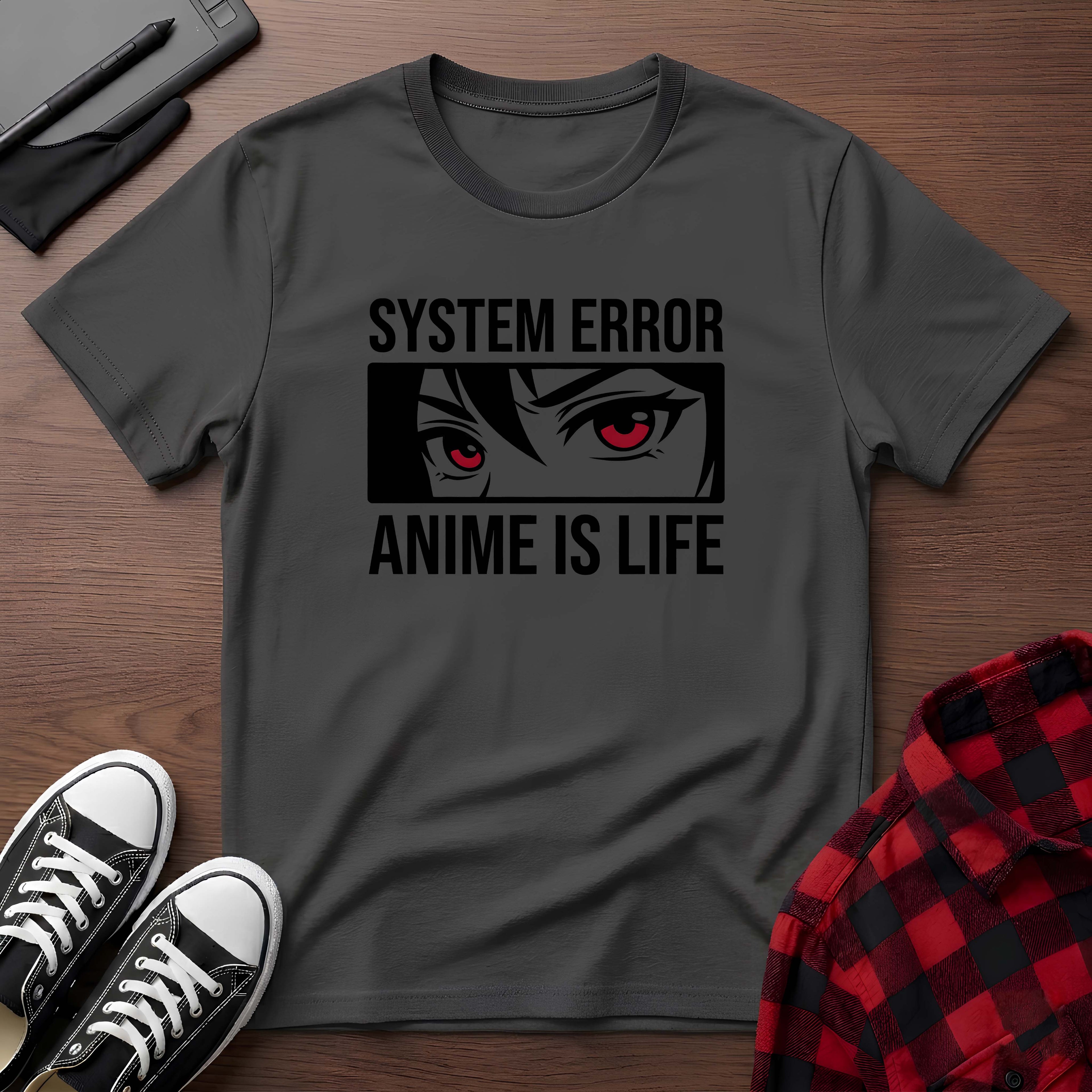 Anime Is Life "System Error" T-Shirt