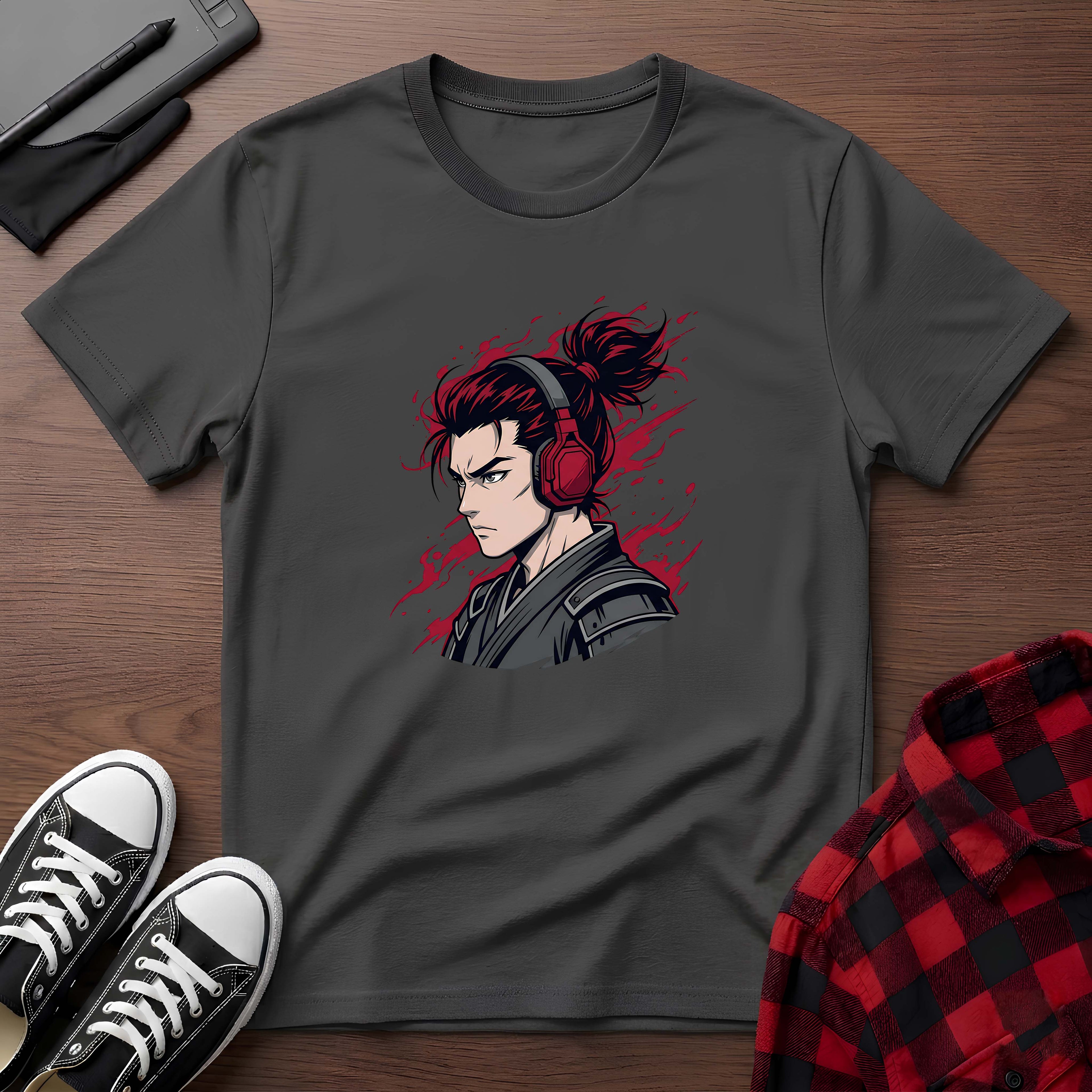 Anime Warrior Portrait T-Shirt