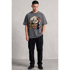 Panda Ramen Oversized Cotton T-Shirt
