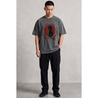 Samurai Hooded Oversized Cotton T-Shirt