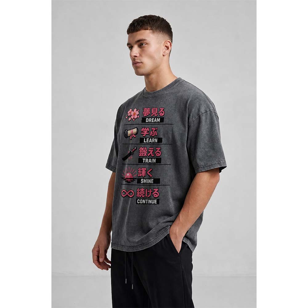 The Grind Code Oversized Cotton T-Shirt