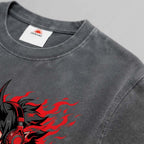 Fire Beats Oversized Cotton T-Shirt