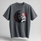 Dancing with My Shadow Oversized Cotton T-Shirt
