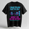 I Paused the Boss Fight Oversized Cotton T-Shirt