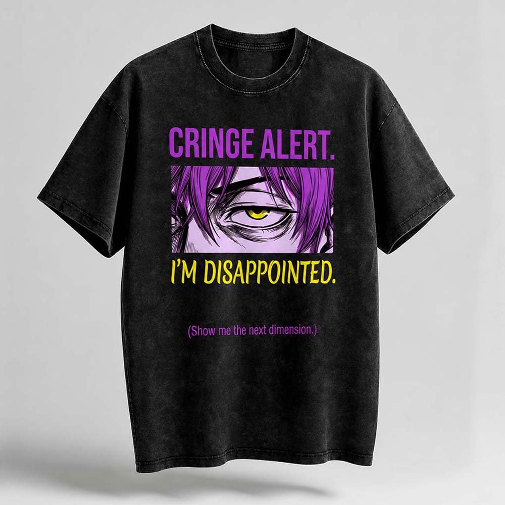 Cringe Alert Oversized Cotton T-Shirt