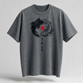 Light and Shadow Oversized Cotton T-Shirt