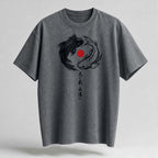 Light and Shadow Oversized Cotton T-Shirt