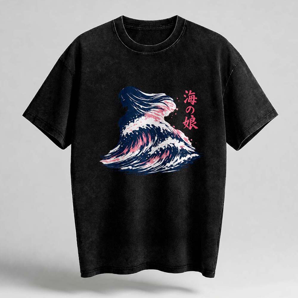 Daughter of the Sea Oversized Cotton T-Shirt