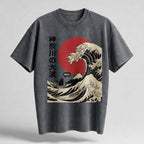 Bruh Wave Oversized Cotton T-Shirt