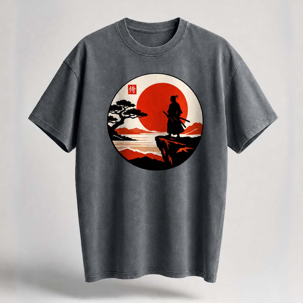 Samurai Overlook Oversized Cotton T-Shirt