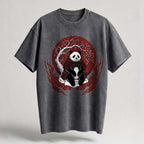 Panda Zen Oversized Cotton T-Shirt