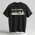 Anime Eye Oversized Cotton T-Shirt