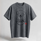 Ramen Puppy Oversized Cotton T-Shirt